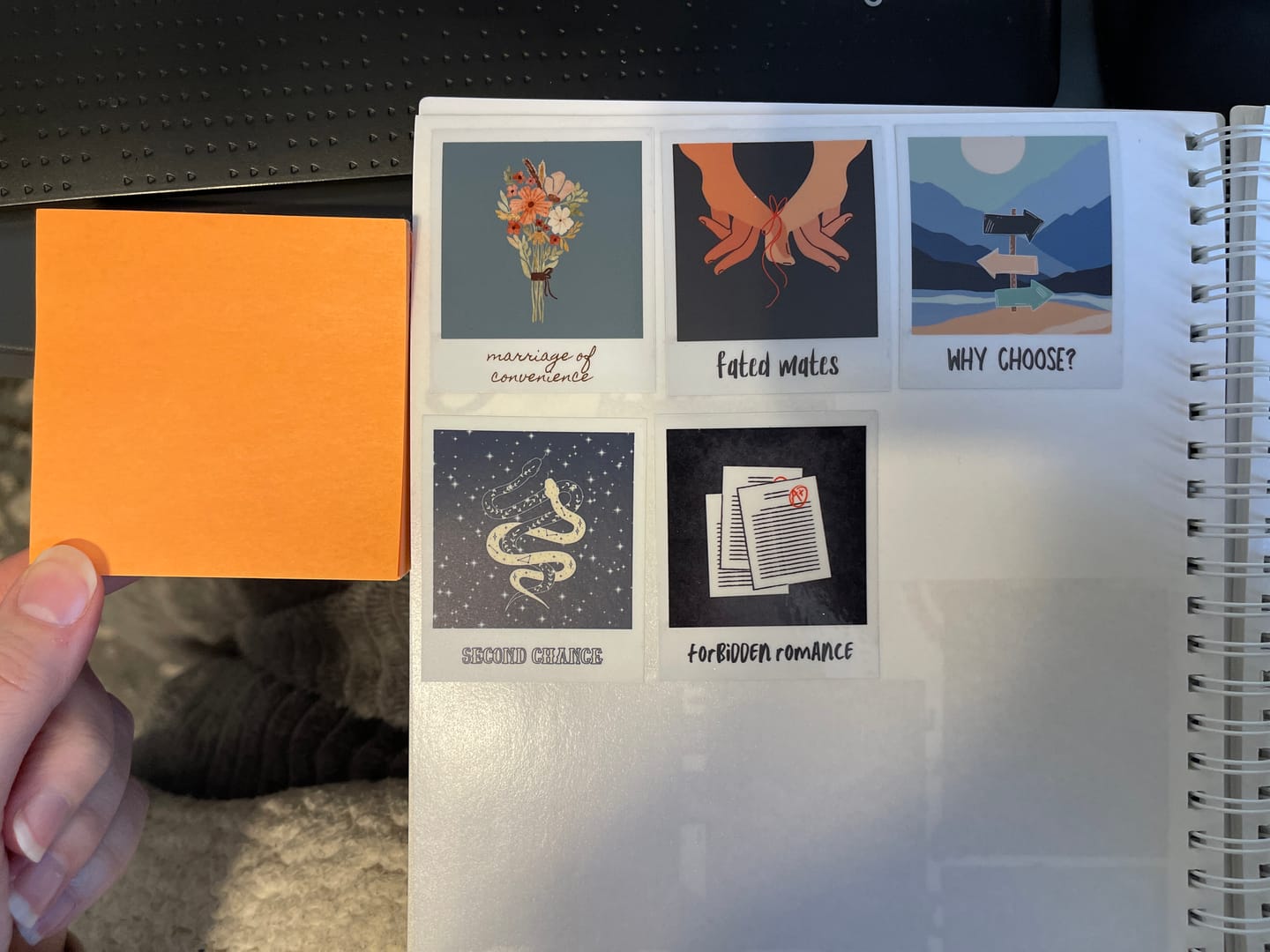 Customer photo review of trope polaroid sticker bundle #1