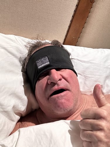 Customer photo review of CozyBand Wireless Headphones