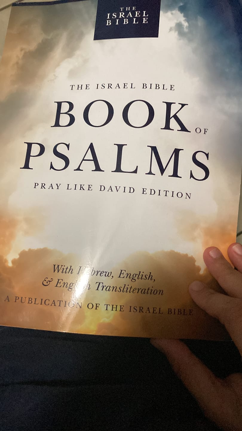 Customer photo review of The Israel Bible Book of Psalms: Pray Like David Edition