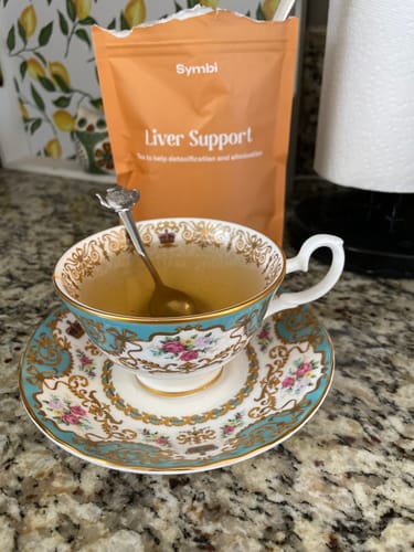 Customer photo review of Liver Support Tea