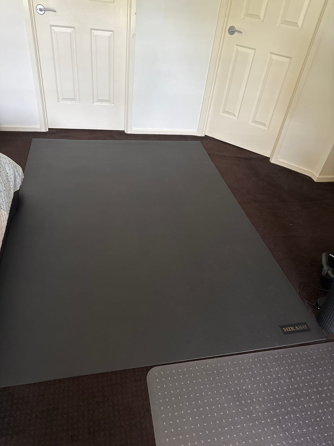Customer photo review of Miramat® Mega - 214cm x 153cm - Very Large Exercise Mat - In Stock