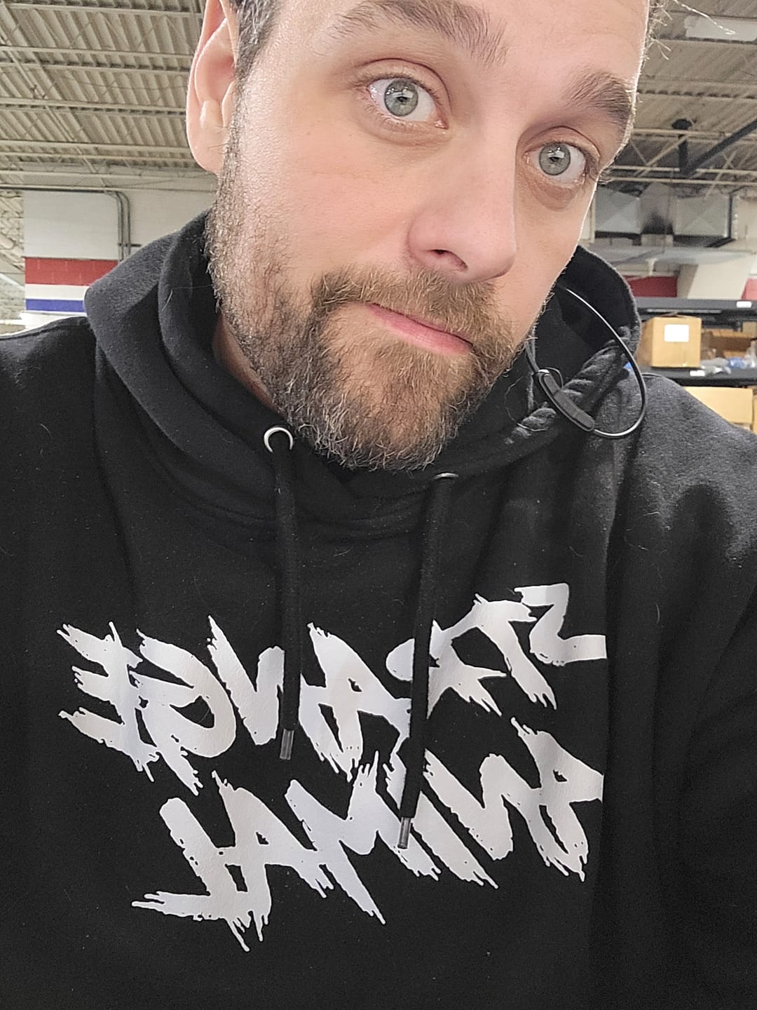 Customer photo review of Strange Animal Hoodie
