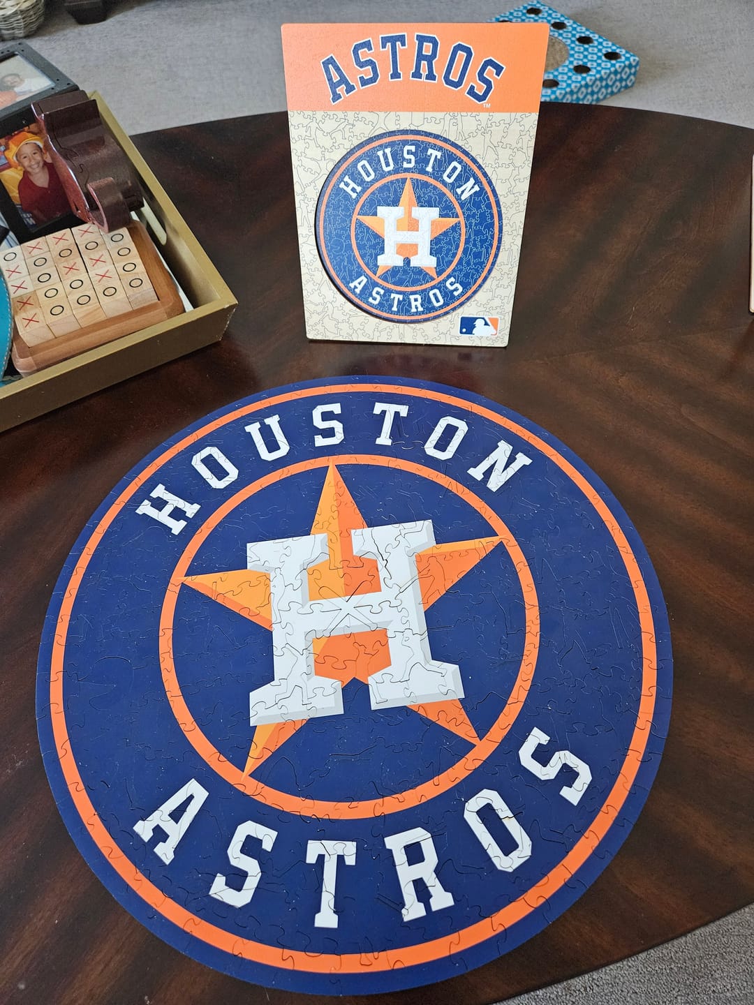 Customer photo review of Houston Astros™ - Wooden Puzzle