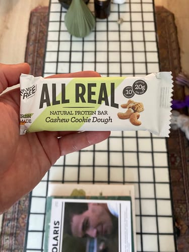 Customer photo review of Cashew Cookie Dough Protein Bar