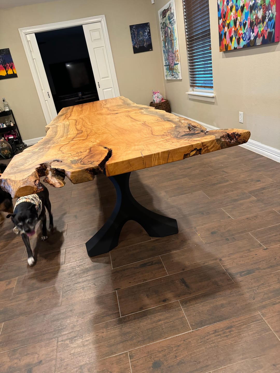Customer photo review of X Metal Dining Table Legs - 417 Xavier - 28H inch