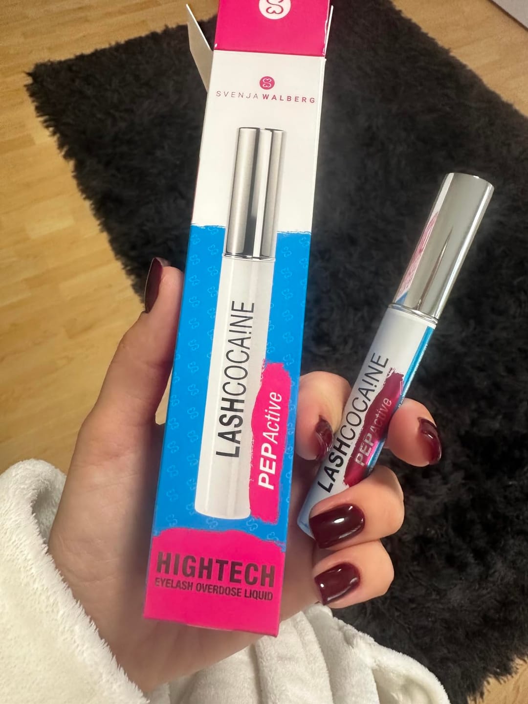 Customer photo review of LASHCOCA!NE PEPActive & BROWCOCA!NE