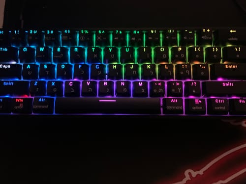 Customer photo review of GK61 מקלדת גיימינג