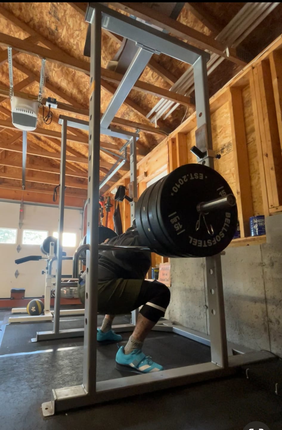 Customer photo review of Strength Shop 7mm Inferno PRO Knee Sleeves - EXTRA STIFF NEOPRENE - IPF Approved