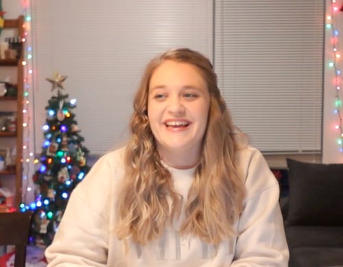 Customer photo review of Wifey Statement Sweatshirt - Champagne