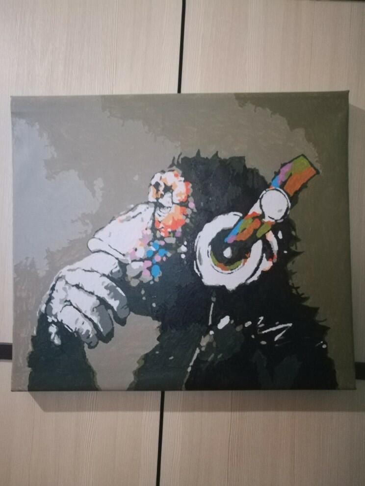 Customer photo review of Abstract Monkey