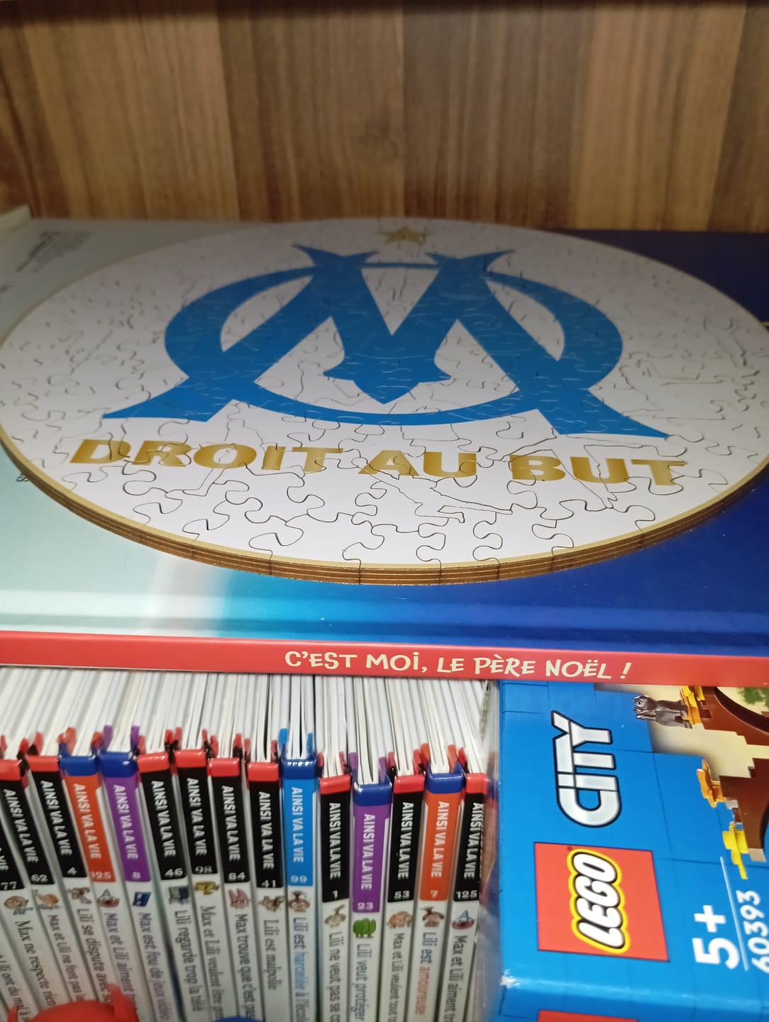 Customer photo review of Logo Olympique de Marseille® - Puzzle Officiel en Bois