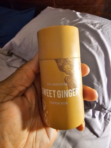 Customer photo review of North Carolina Sweet Ginger Rub