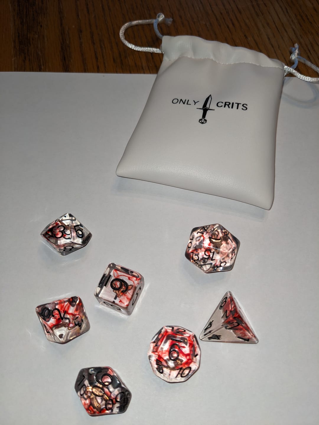 Customer photo review of Mystery Dice Set Subscription