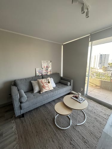 Customer photo review of Mesa de centro circular nido MIMA Blanco