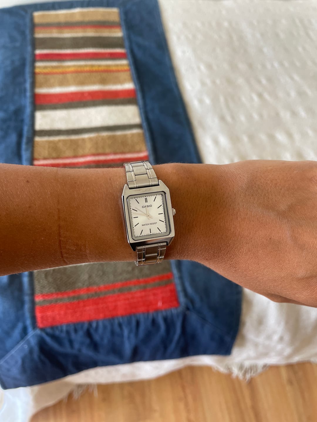 Customer photo review of Reloj Casio Tank Análogo LTP-V007D-2E Acero