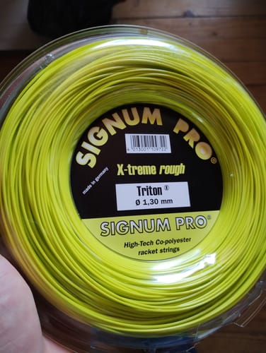 Customer photo review of Rollo de Cuerda Signum Pro Triton Amarillo (200m)