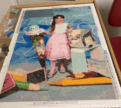 Customer photo review of Diamond Painting Eigenes Foto
