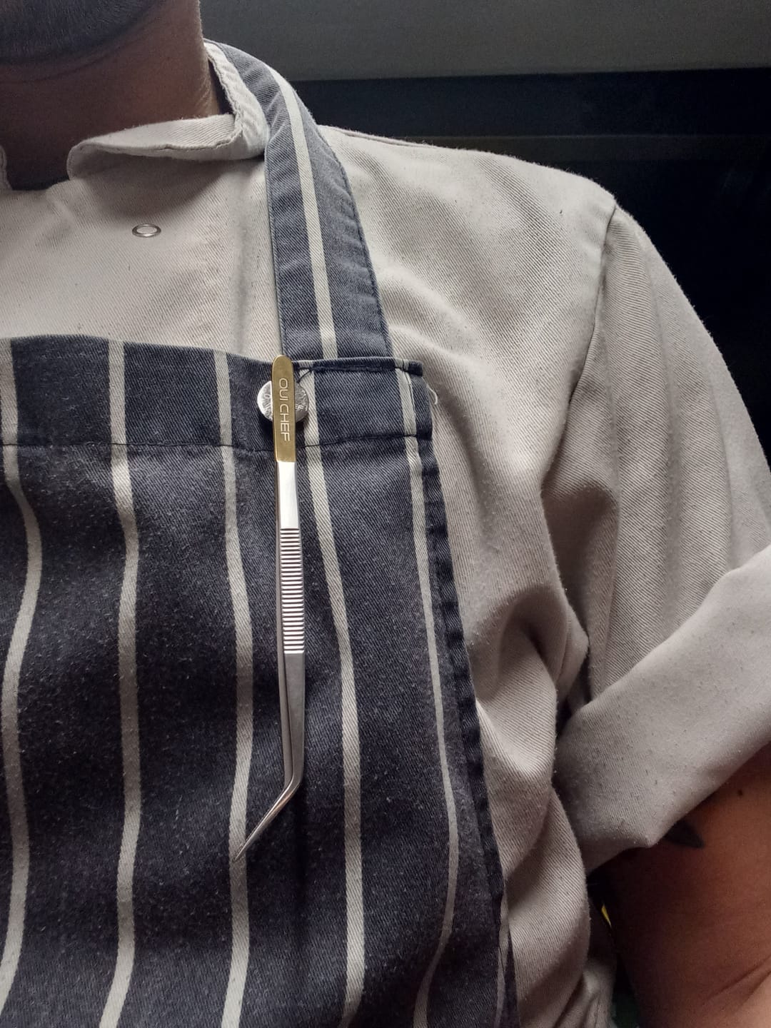 Customer photo review of HoldFast Magnetic Chef's Pin v3