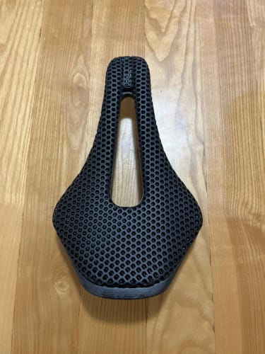 Customer photo review of CarbonXP Fiber Bicycle Saddle - 3D Printed Seat Cushion - Ultralight - Hollow Comfortable Breathable