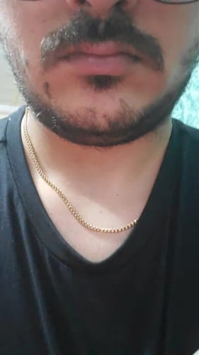 Customer photo review of Cuban Chain (Gold) 3MM