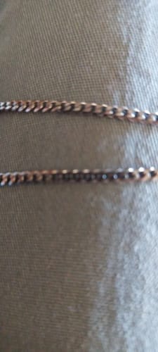 Customer photo review of Cuban Chain (Silver) 3MM