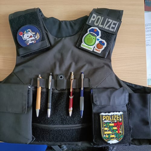Customer photo review of Polizei Xmas Textil Länderpatches