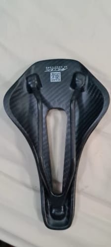 Customer photo review of CarbonXP Fiber Bicycle Saddle - 3D Printed Seat Cushion - Ultralight - Hollow Comfortable Breathable