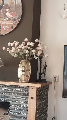Fotorecensie van een klant over Zijden Kiku Bloemen - Crème