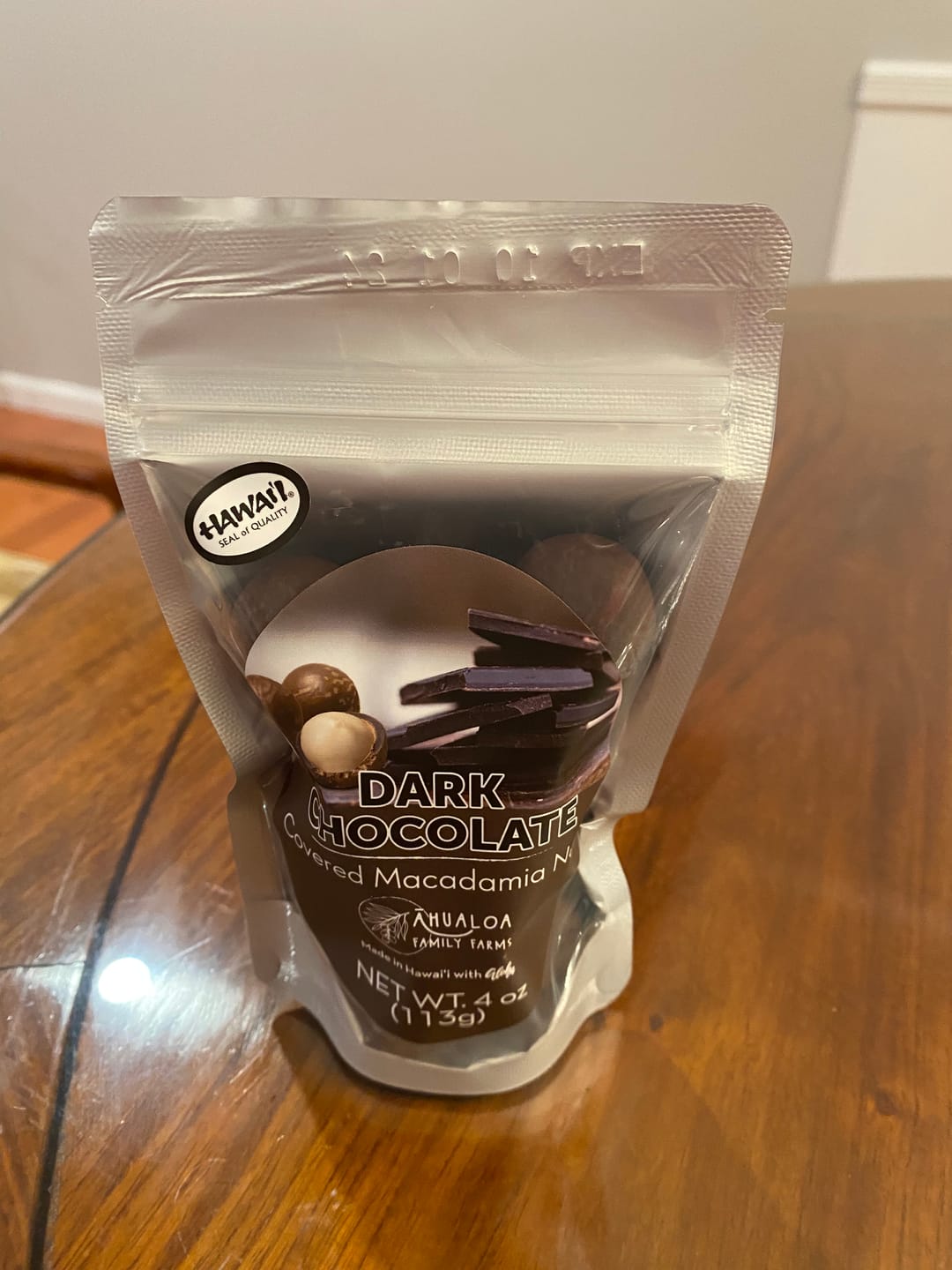 Customer photo review of Dark Chocolate Macadamia Nuts