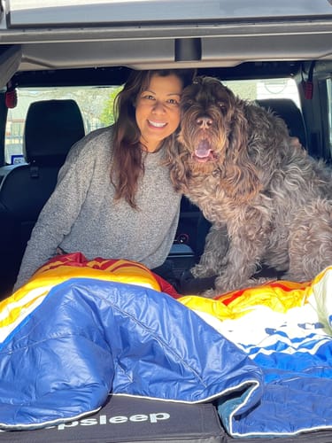 Customer photo review of deepsleep Solo Camping Mat for 4 Door Ford Bronco