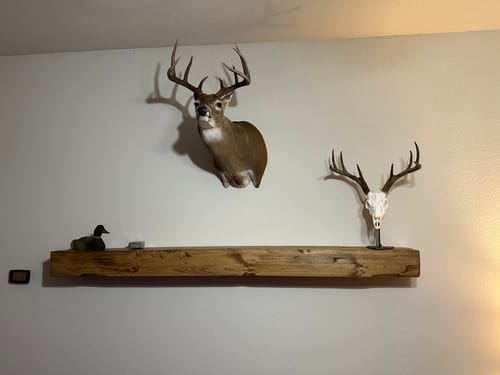 Customer photo review of Distressed Mantels