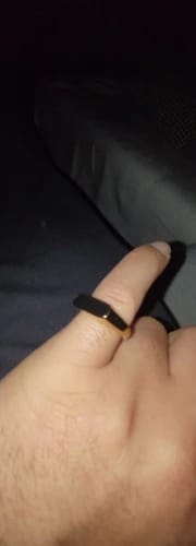 Customer photo review of Slick Signet Ring (Gold)
