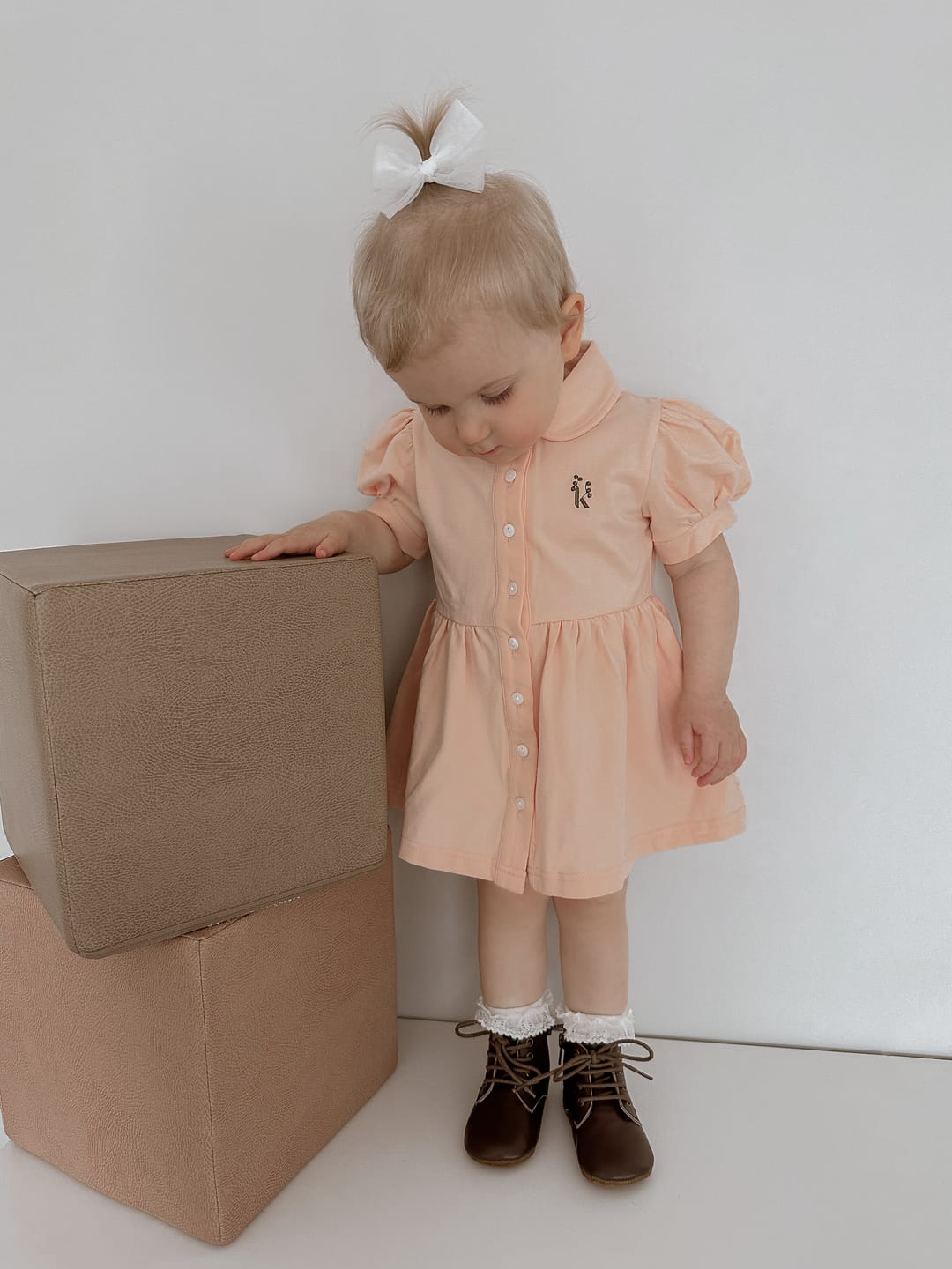 Customer photo review of Rumi Everyday Dress - Peachy