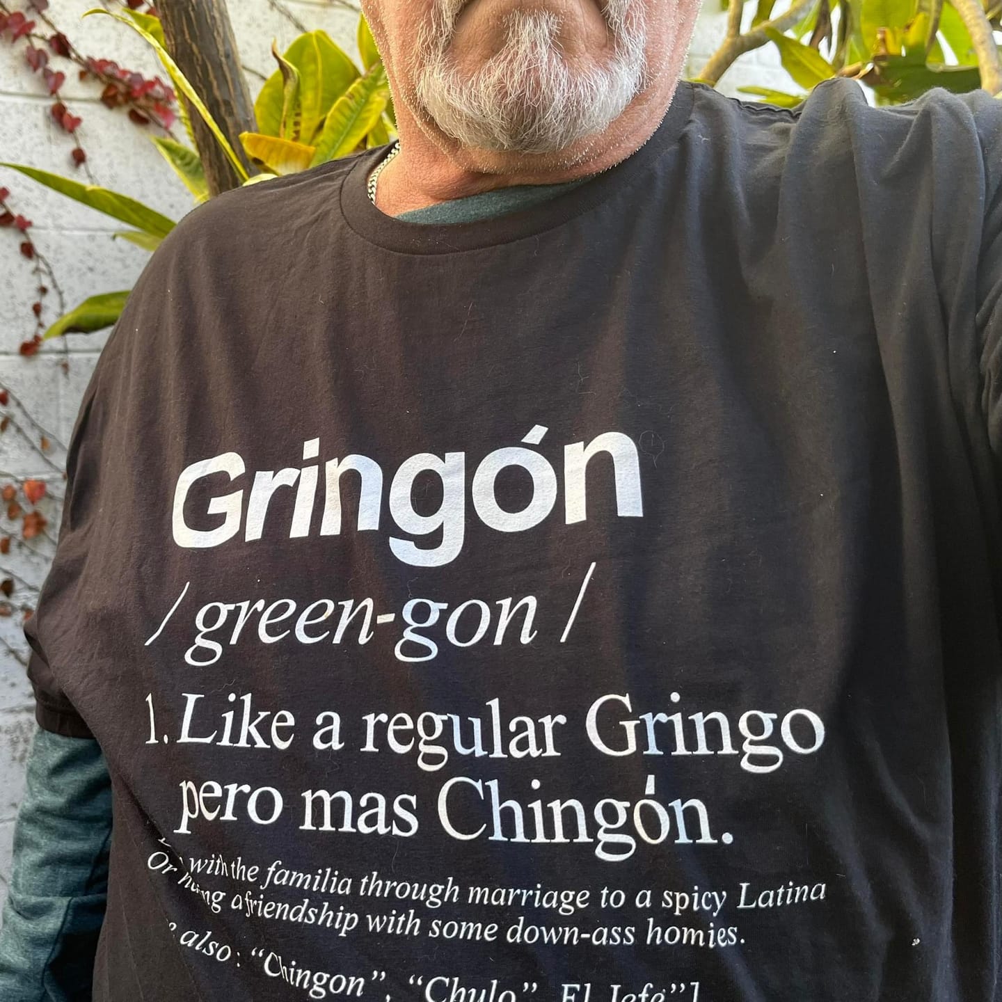 Customer photo review of El Gringon OG Old School T-Shirt
