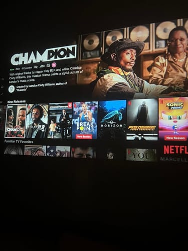 Customer photo review of Full HD Mini Portable Projector