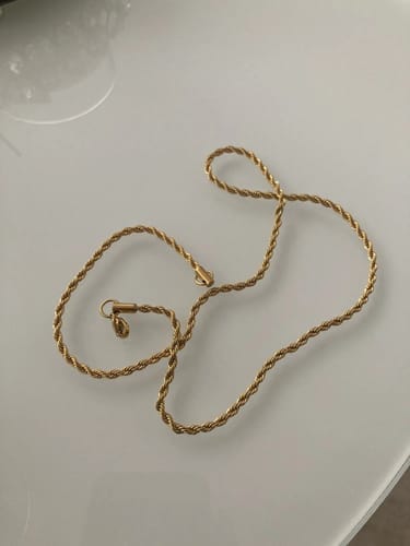 Customer photo review of Rope Chain (Gold) 3MM