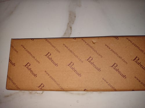 Customer photo review of Pashtush Mens Faux Pashmina Stole,  Design, Black