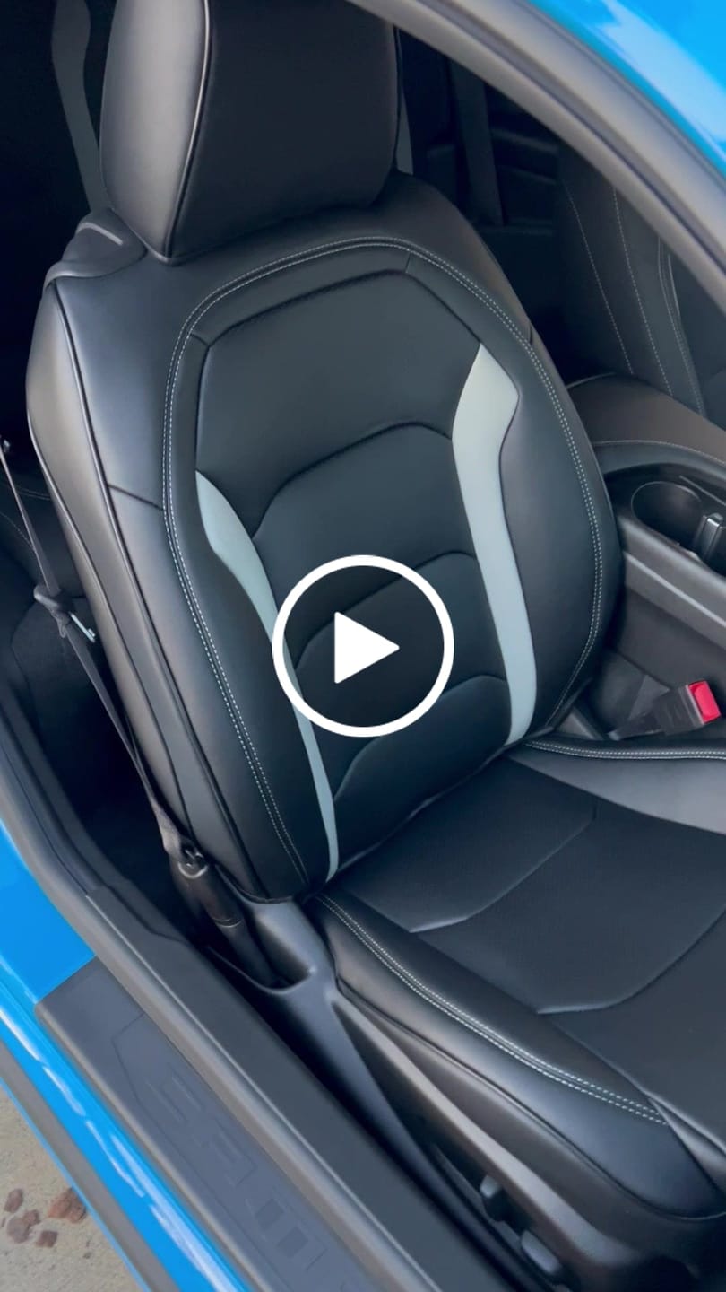 Customer video review of 6th Gen Camaro Coupe Custom Leather Seat Covers