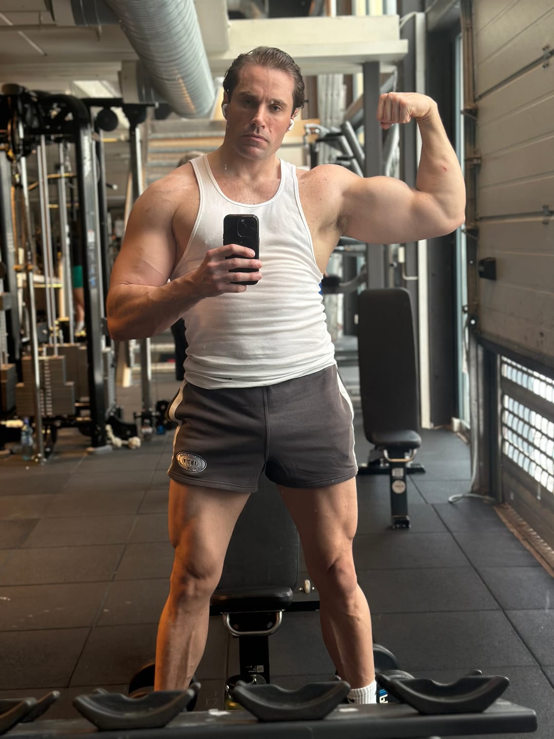 Customer photo review of Vintage Cotton Shorts - Faded Navy