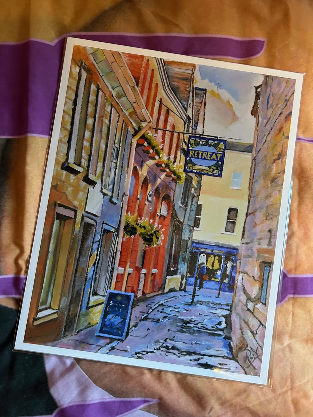 Customer photo review of Square Giclée Art Print