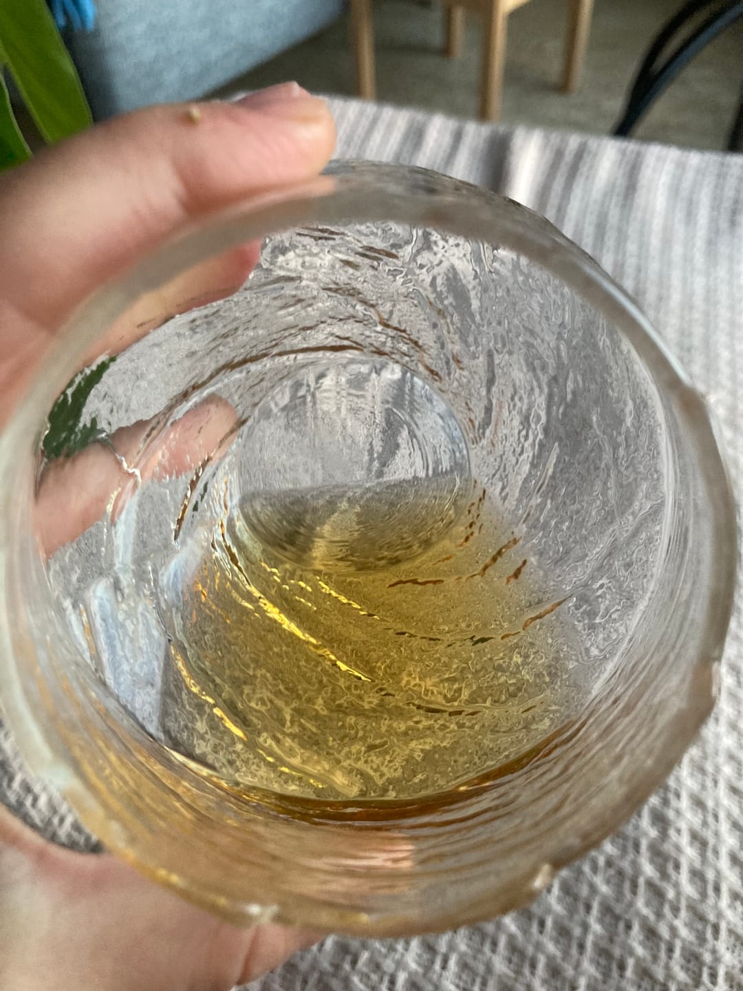 Customer photo review of Suisei - Handmade Japanese EDO Kiriko Whiskey Glass
