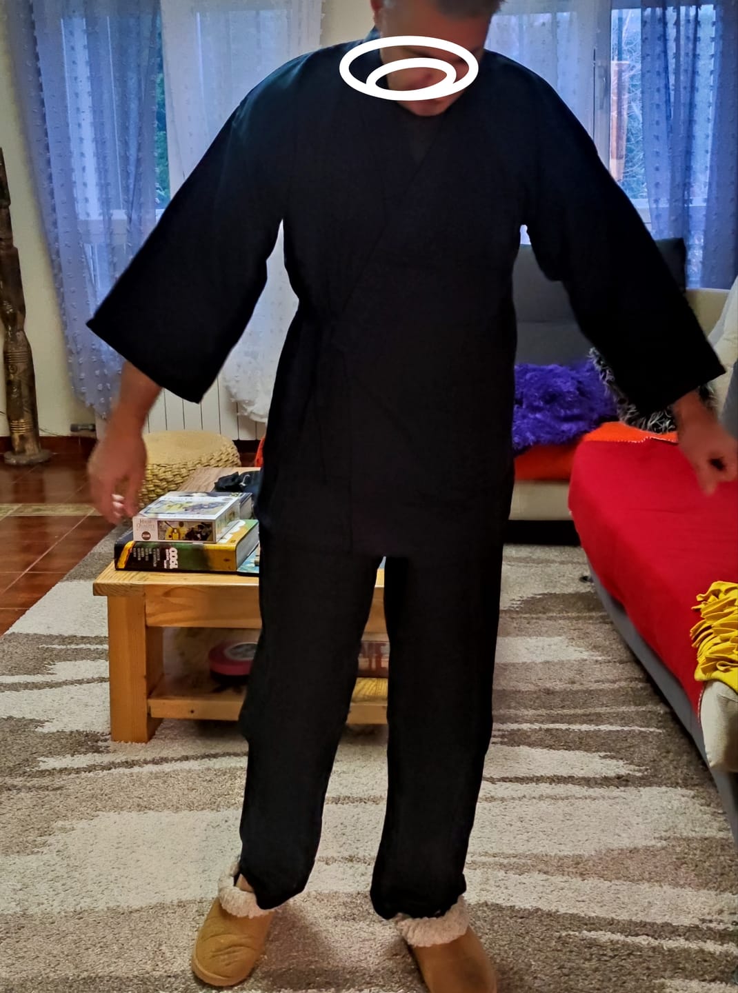Customer photo review of Jinbei hombre pantalón