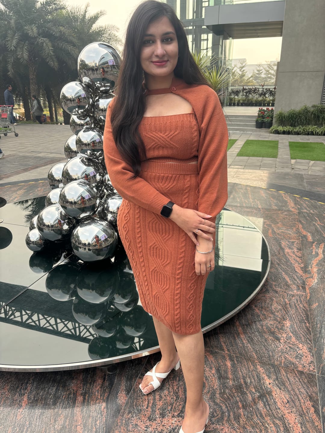 Customer photo review of Rason Knitted Premium Woolen Coord Set