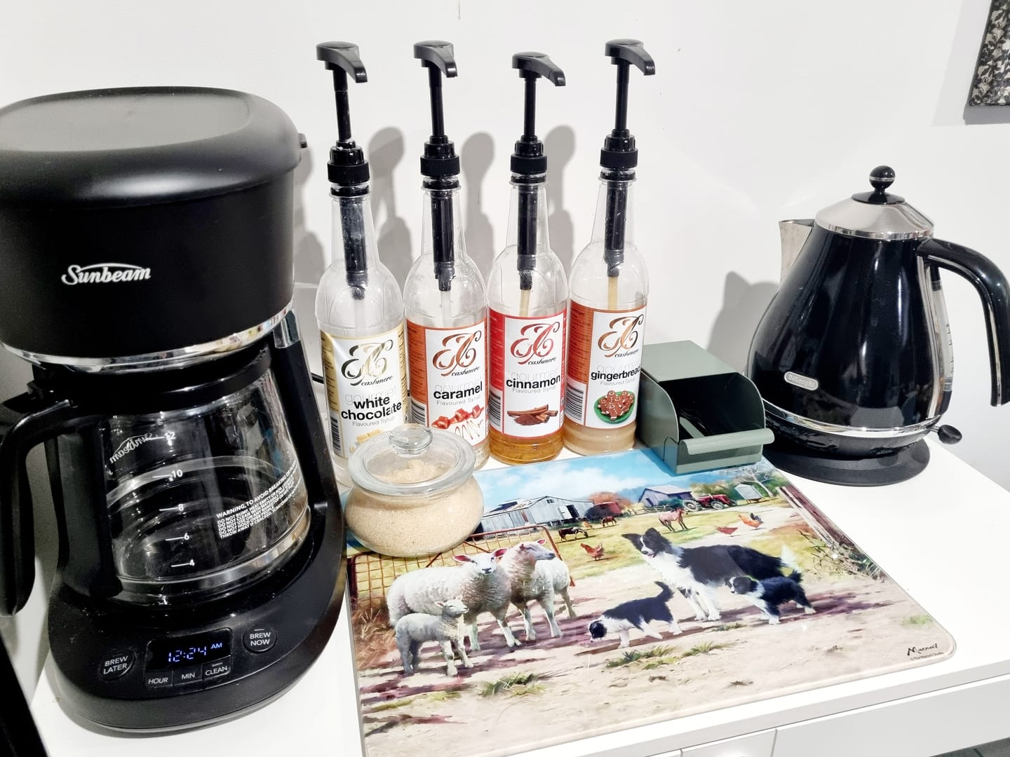 Customer photo review of White Chocolate Coffee Syrup