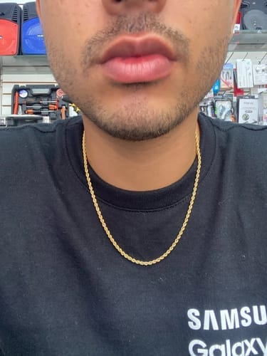 Customer photo review of Rope Chain (Gold) 3MM