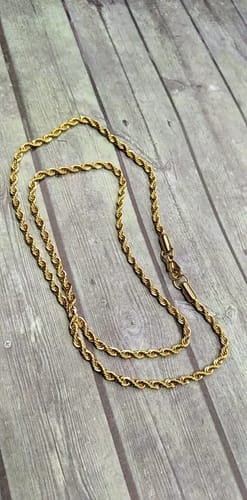 Customer photo review of Rope Chain (Gold) 3MM