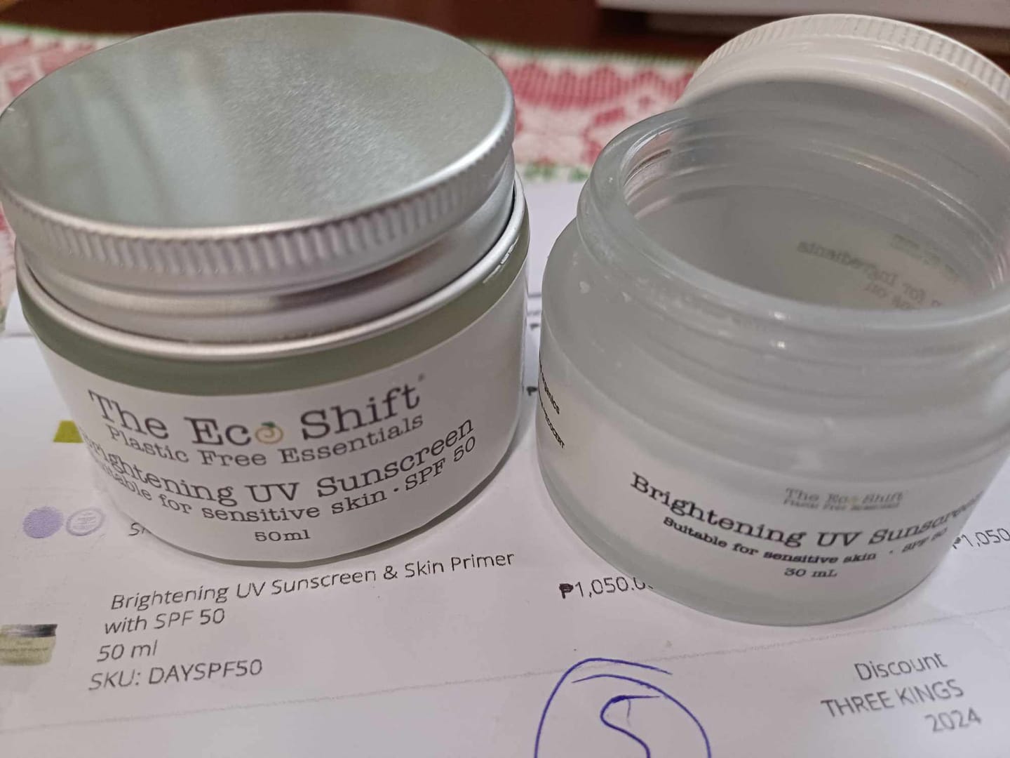 Customer photo review of Moisturizing Conditioner Bar Popeye's Olive