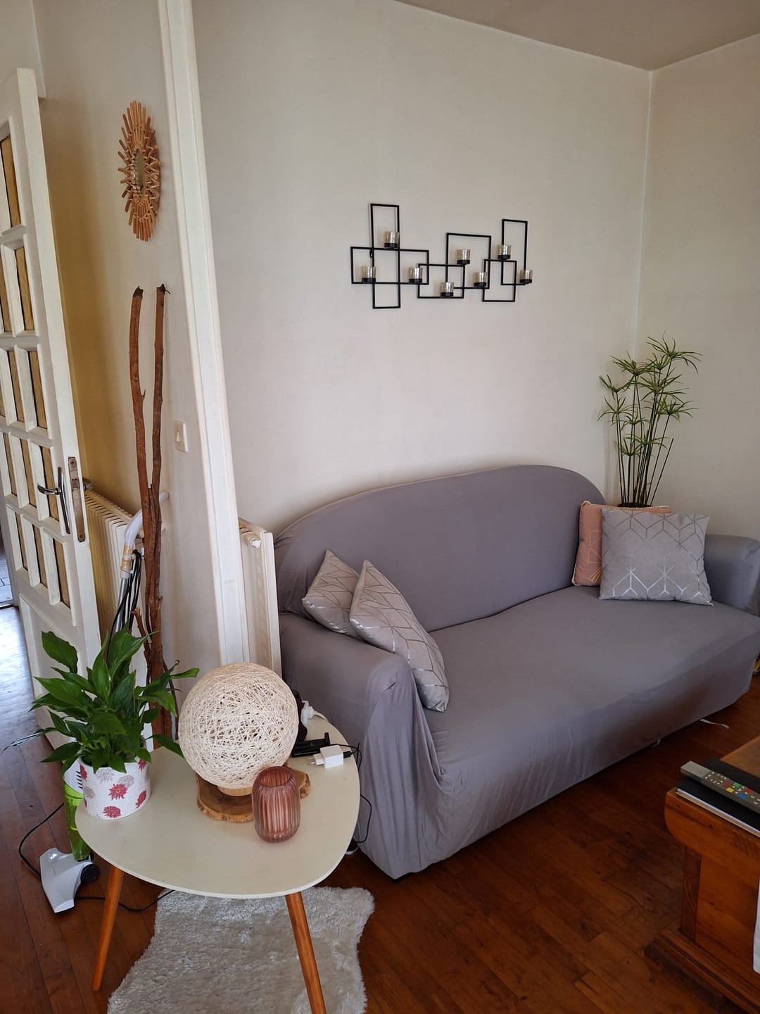Customer photo review of Gris clair - Housses Extensibles de Fauteuil et Canapé