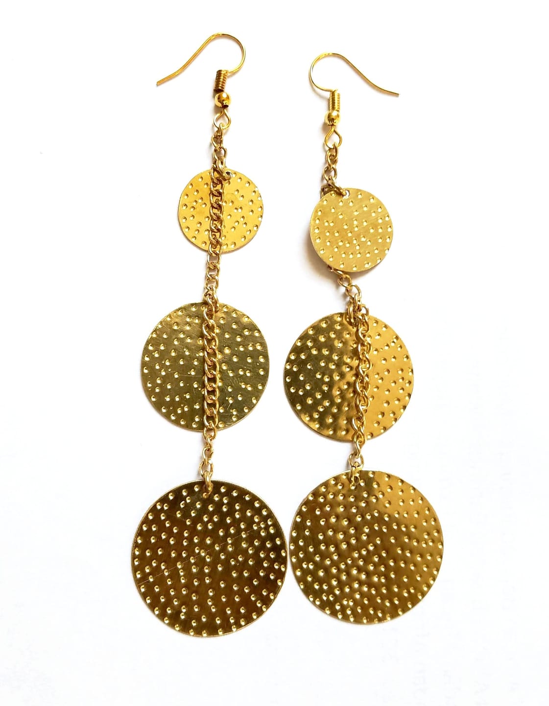 Customer photo review of Upepo African Earrings