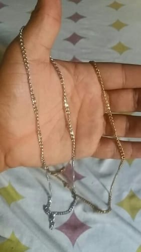 Customer photo review of Cuban Chain (Gold) 3MM